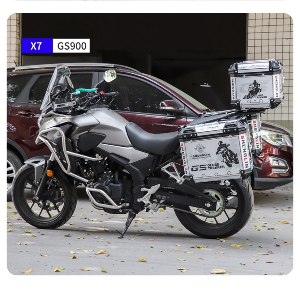 honda trunk motorcycle Shenglin motorcycle boxes street scene