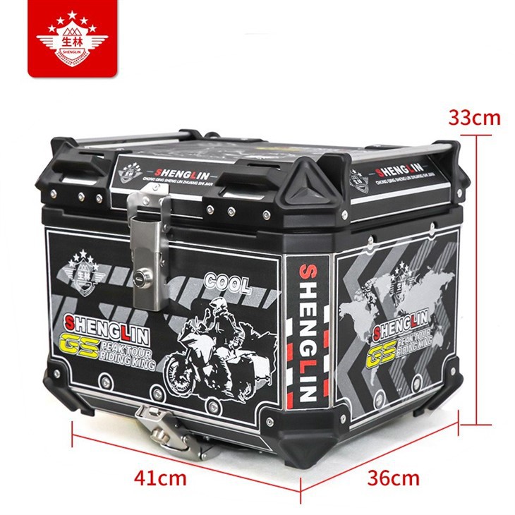 aftermarket motorcycle trunks detail display size