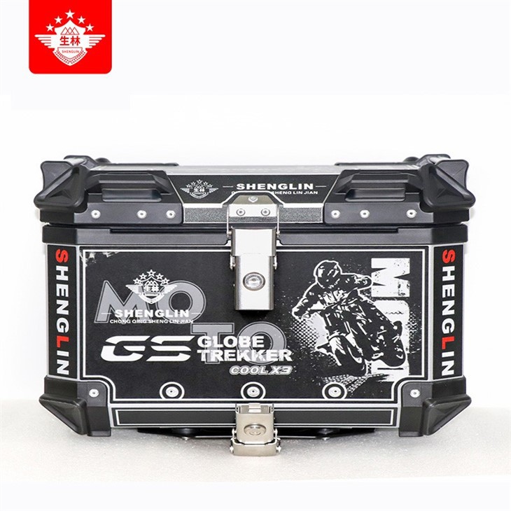 motorcycle side case front