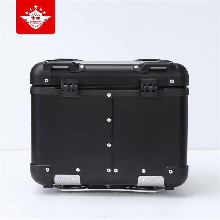 Motorcycle X9 Black Aluminum Box