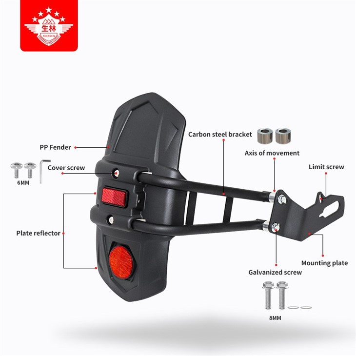 motorcycle fenders Shenglin size details