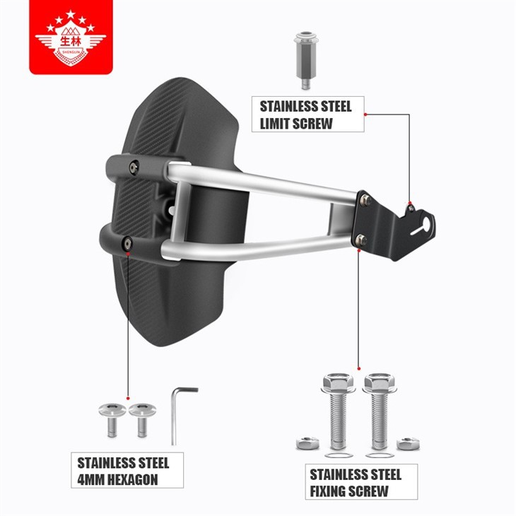 universal motorcycle fender parts explanation